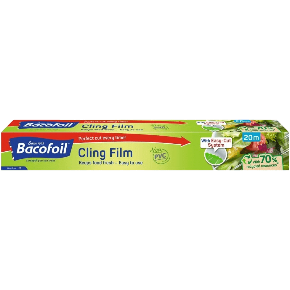 Bacofoil Non-PVC Cling Film 325mm x 20m for food storage
