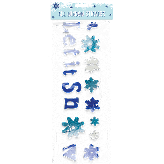 Christmas Let It Snow Ge Window Sticker, 20cm x 20cm