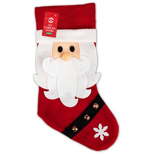 Christmas Santa Felt Stocking