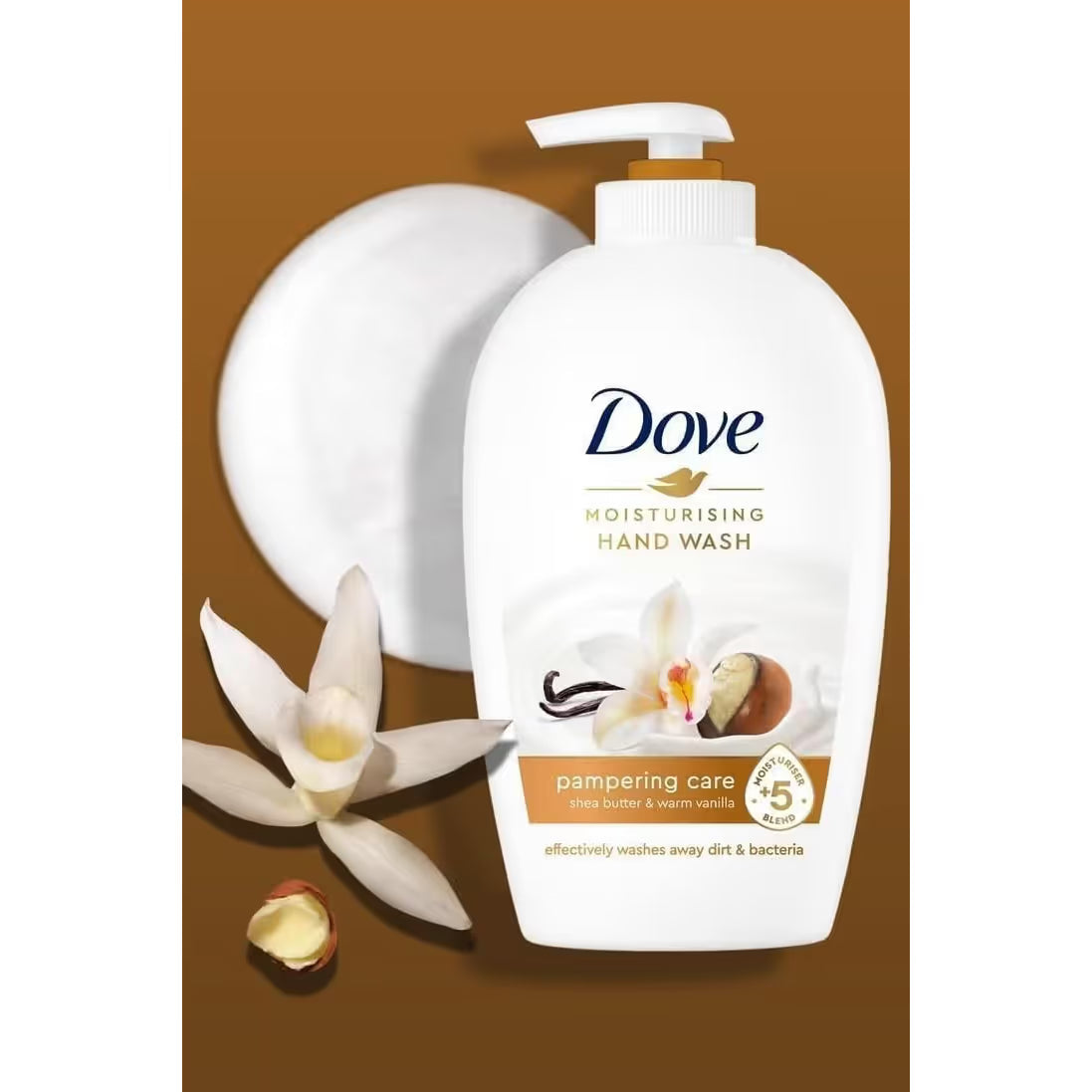 Dove Pampering Care Moisturising Handwash With Shea Butter and Vanilla Scent 250ML