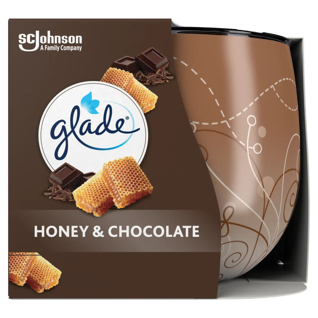 Glade Honey & Chocolate Candle 120g