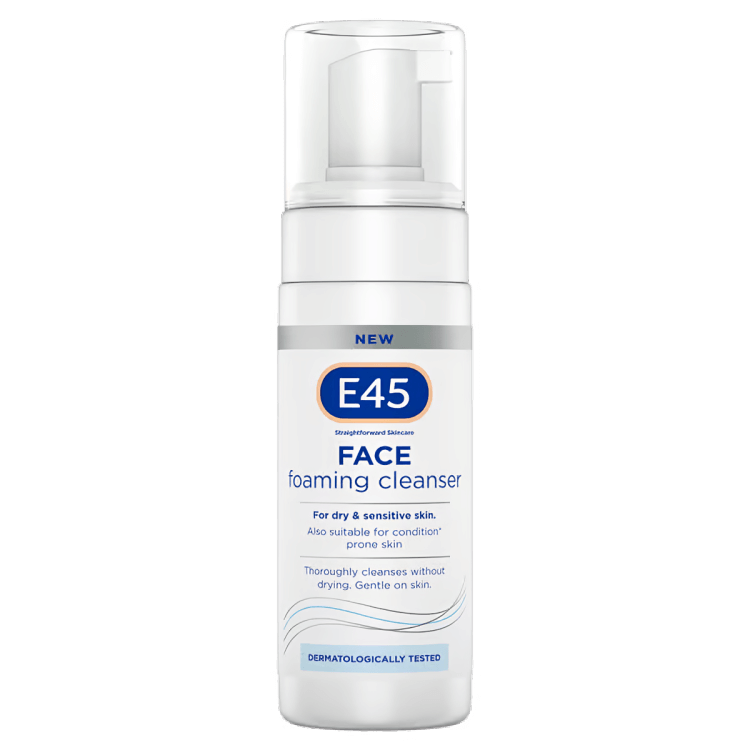 E45 Face Foaming Cleanser for Dry & Sensitive Skin 150ml