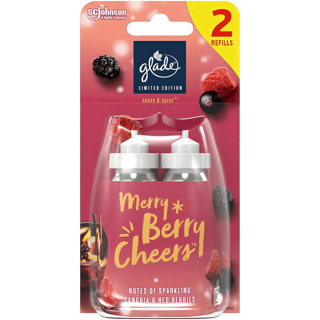 Glade Sense & Spray Refills 18ml, 2 Pack (Scent Options)