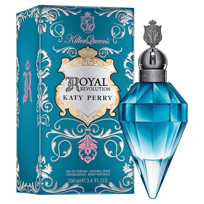 Katy Perry Royal Revolution EDP 100ML For Women perfume bottle floral fruity fragrance.