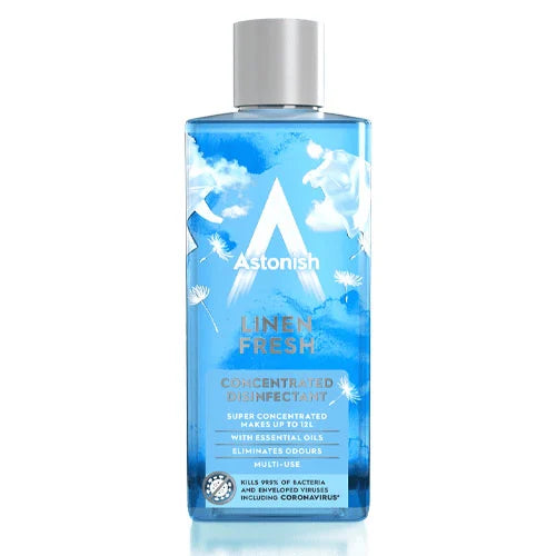 Astonish Disinfectant Fresh Linen 300ml bottle clean cotton fragrance