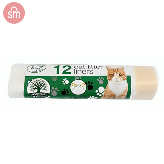 Tidyz Cat Litter Drawstring Liners, 12 Liners