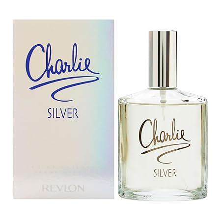 Charlie Silver Eau de Toilette Spray by Revlon â€“ fresh fruity floral fragrance 100ml