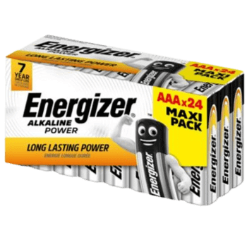 Energizer AAA Alkaline Power Batteries, Pack of 24