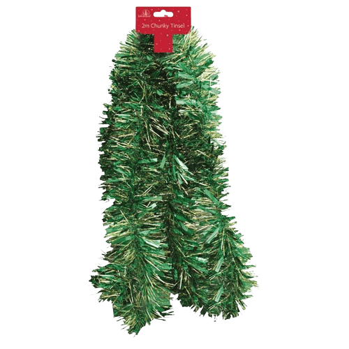 Christmas Chunky Bushy Tinsel 2m