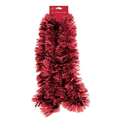 Christmas Chunky Bushy Tinsel 2m
