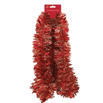 Christmas Chunky Bushy Tinsel 2m