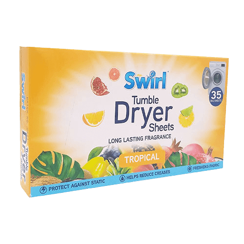 Swirl Tropical Tumble Dryer Sheets, 35 Pack
