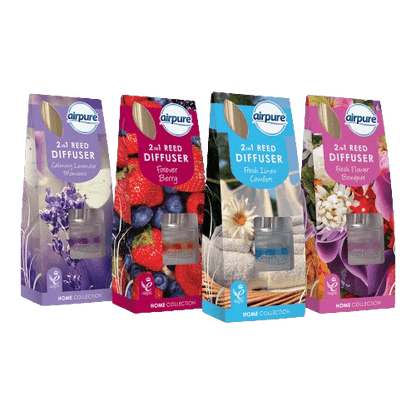 Airpure 2-in-1 Reed Diffuser 30ml, Scent Options