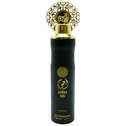 Ajwaa Oud luxury air freshener with rich oriental oud fragrance