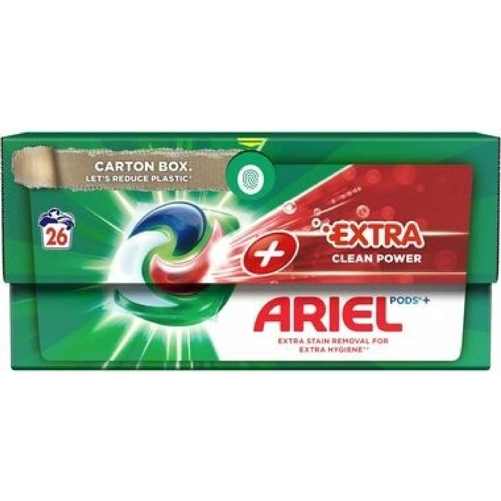 ARIEL EXTRA CLEAN POWER LAUNDRY PODS 26