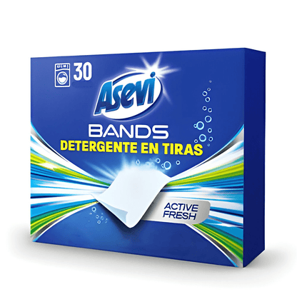 Asevi Concentrated Laundry Detergent Sheets Active Fresh