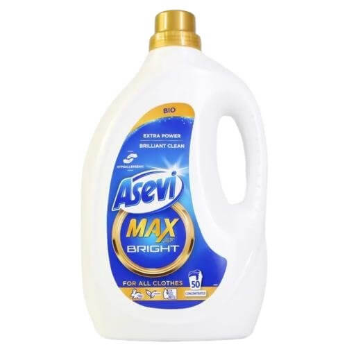Asevi Max Laundry Detergent 2.5L, 50 Washes (Variant Options)