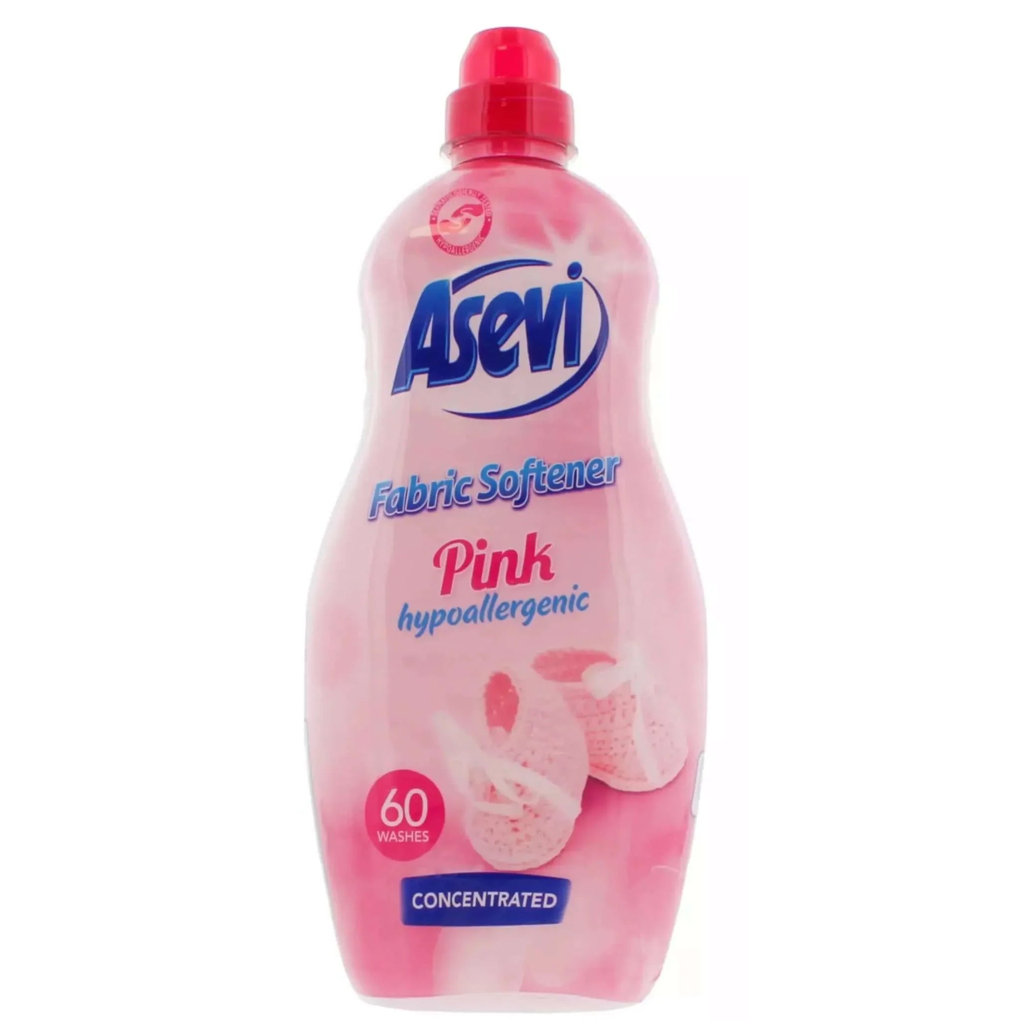 Asevi Concentrated Fabric Softener 1.4L, 60 Washes (Scent Options)