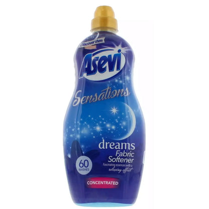 Asevi Sensations Dreams Fabric Softener 1.5L, 60 Washes