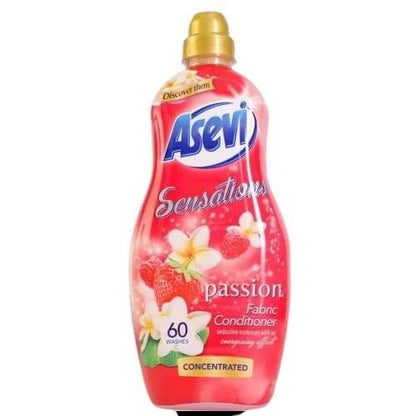 Asevi Sensations Passion Concentrated Fabric Softener 1.5L, 60 Washes