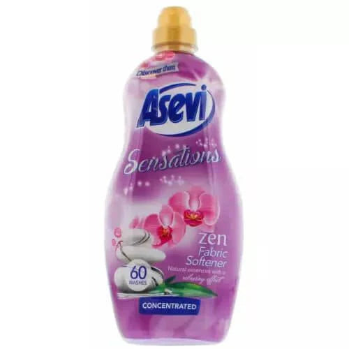 Asevi Concentrated Fabric Softener 1.4L, 60 Washes (Scent Options)