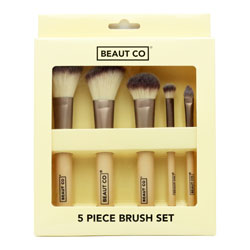 Beaut Co. 5pce Brush Set Make Up
