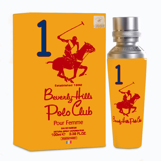 Beverly Hills Polo Club Sport No.1 For Women EDP 100ml perfume bottle with floral fruity scent for her.