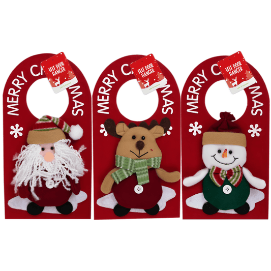Christmas 3D Felt Door Hanger With Design Options