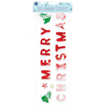 Christmas Merry Christmas Gel Window Sticker
