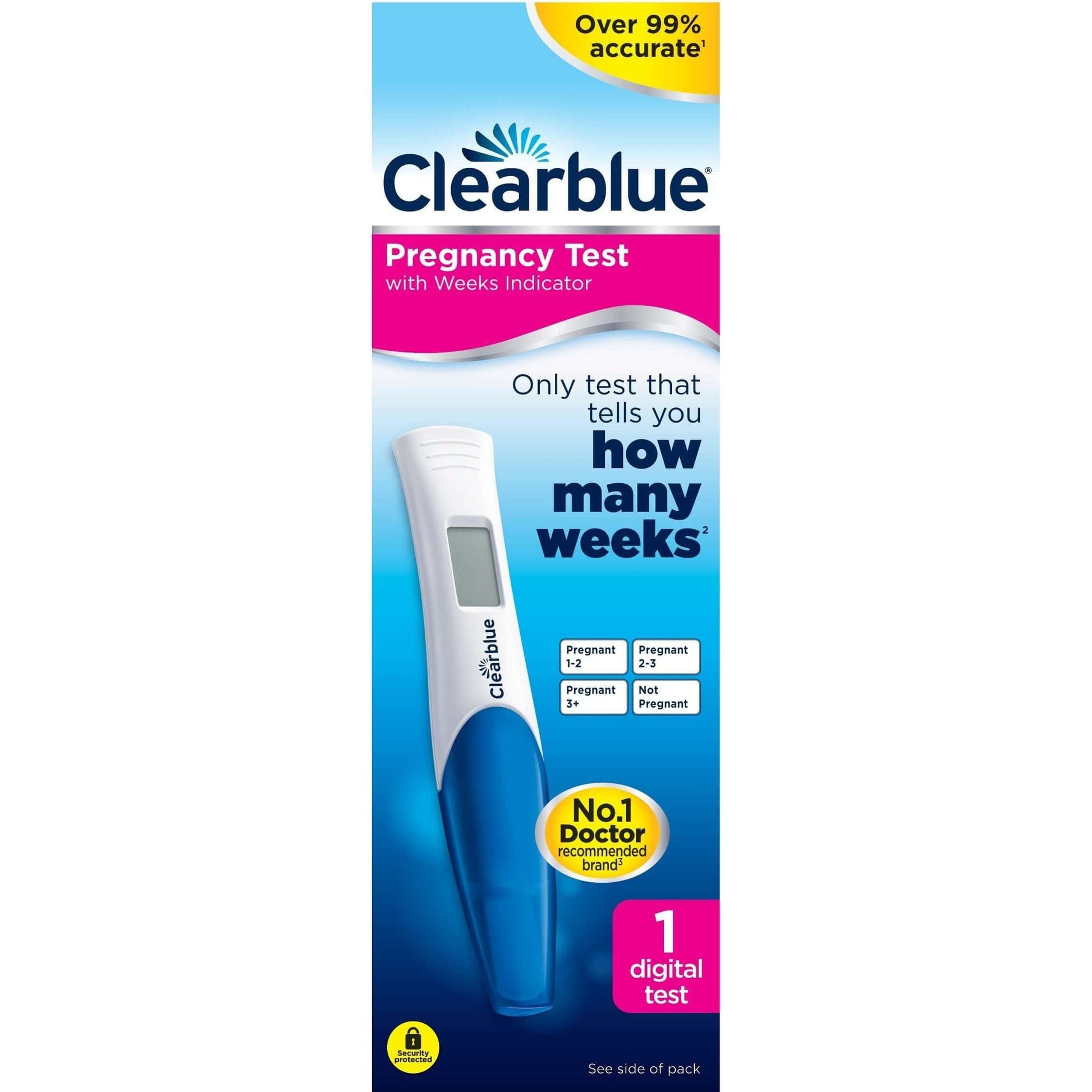 Clearblue Digital Pregnancy Test, 1 Test