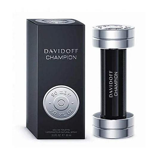 Davidoff Champion EDT for Men perfume bottle citrus woody fragrance