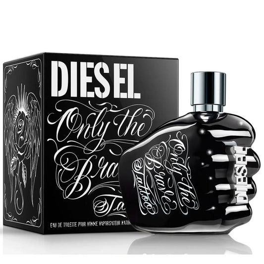 Diesel Only The Brave Tattoo EDT 50ML for men bold woody spicy masculine perfume bottle