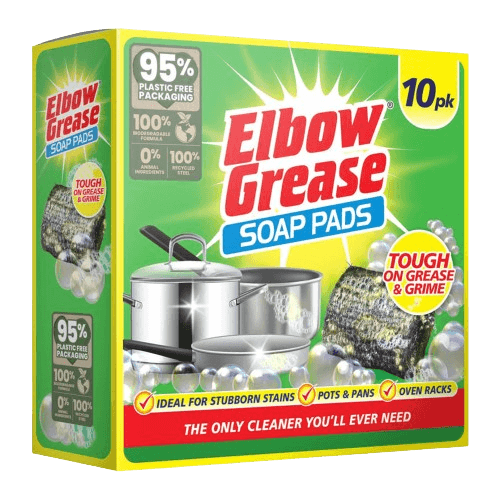 Elbow Grease soap pads 10 pack heavy duty cleaning pads for grease and grime removal