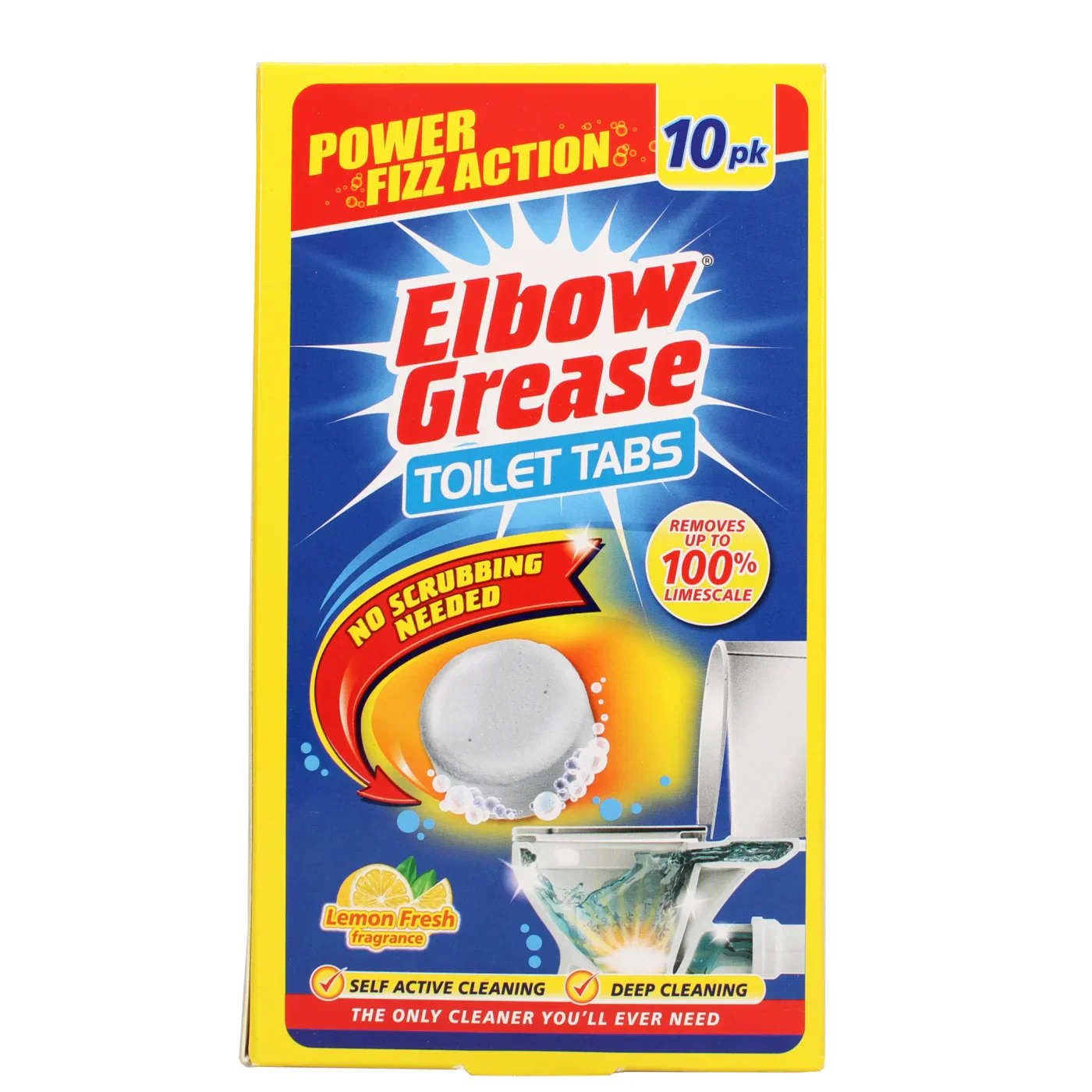 Elbow Grease Toilet Tabs Lemon 30g (pack of 10)