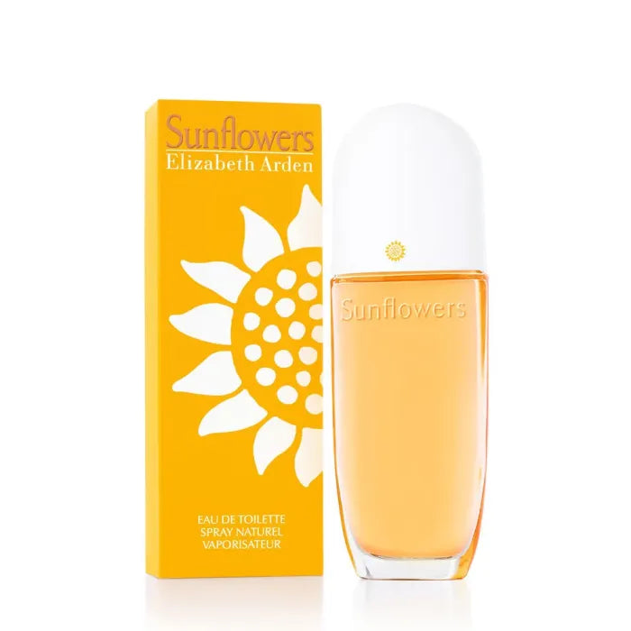 Sunflowers by Elizabeth Arden Eau de Toilette for women â€“ bright floral fruity perfume in a 100ml spray bottle