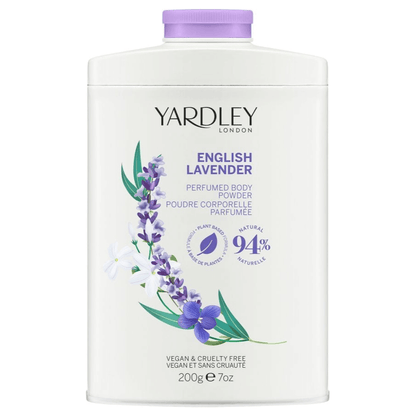 Yardley London Perfumed Body Powder 200g (Scent Options)