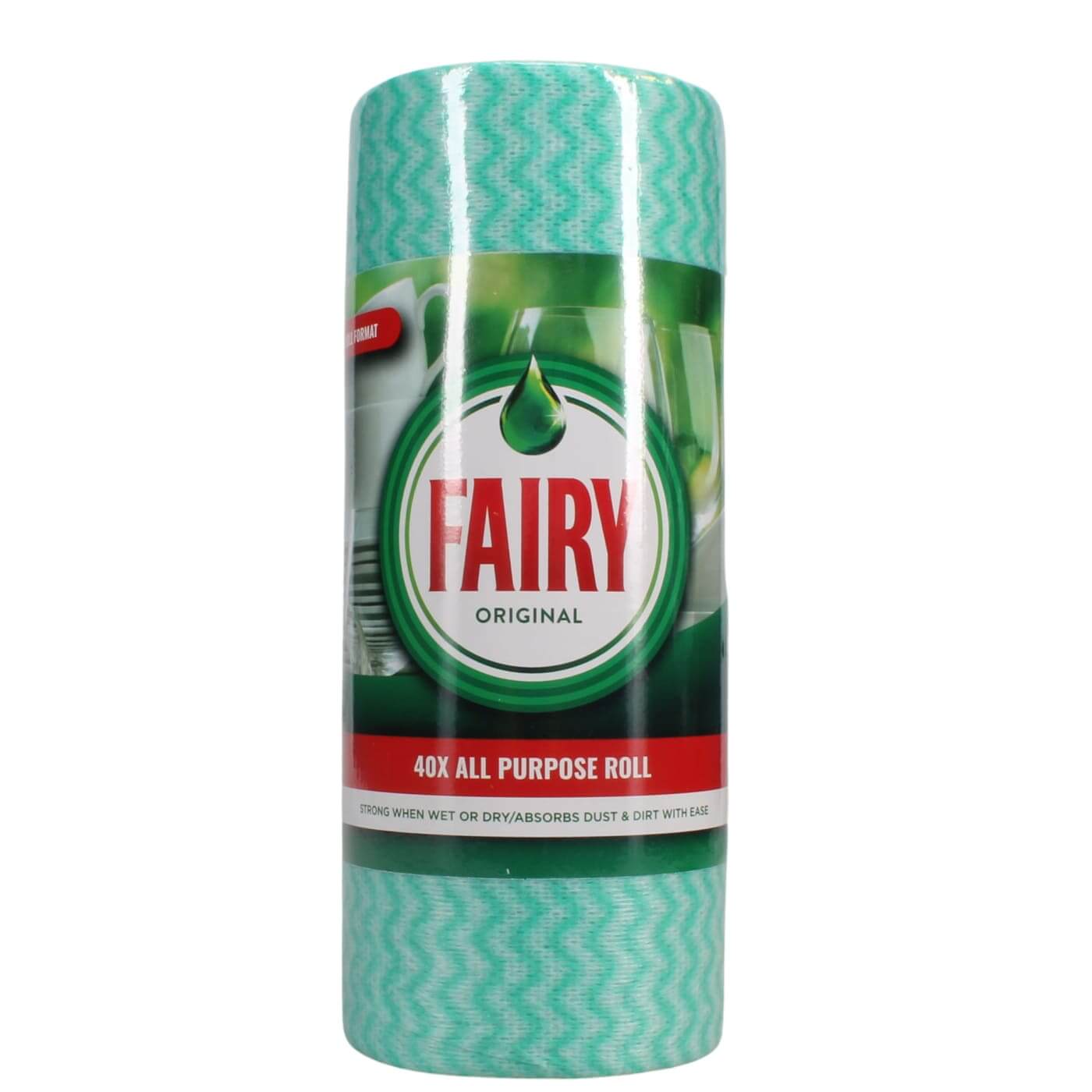Fairy Original All Purpose Cloth Roll, 40 Sheets