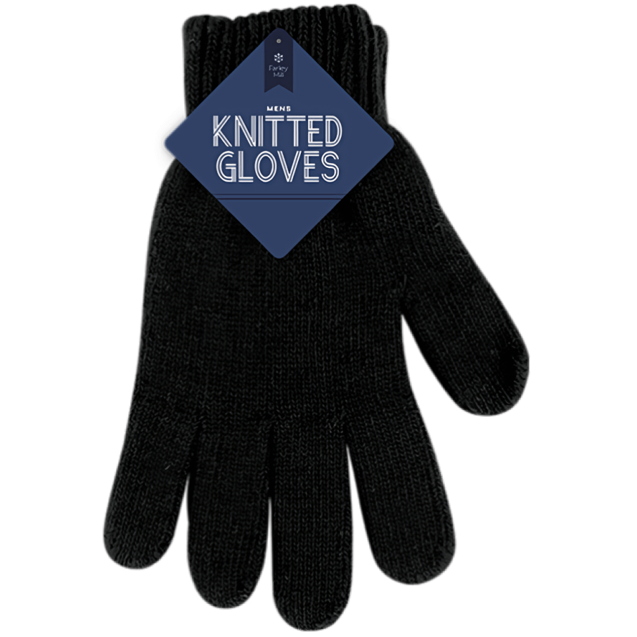 Farley Mill Menâ€™s Knitted Gloves (Colour Options)