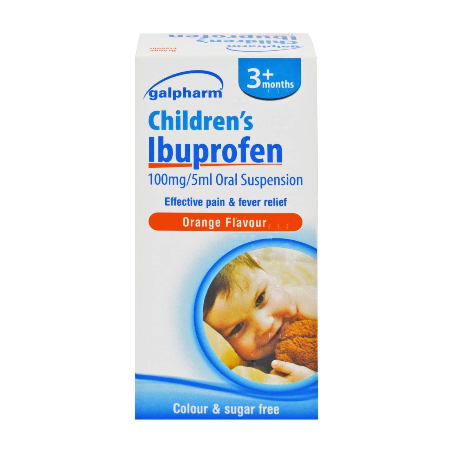 Galpharm 100ml child ibuprofen liquid for childrenâ€™s pain, inflammation and fever relief