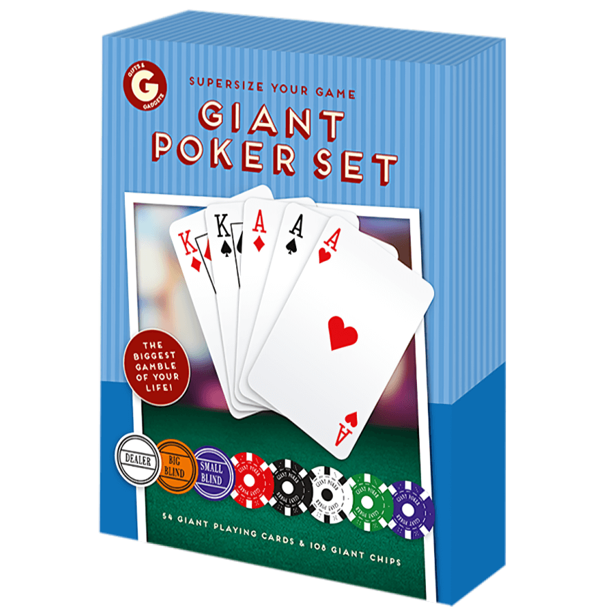 Gifts & Gadgets Giant Poker Set