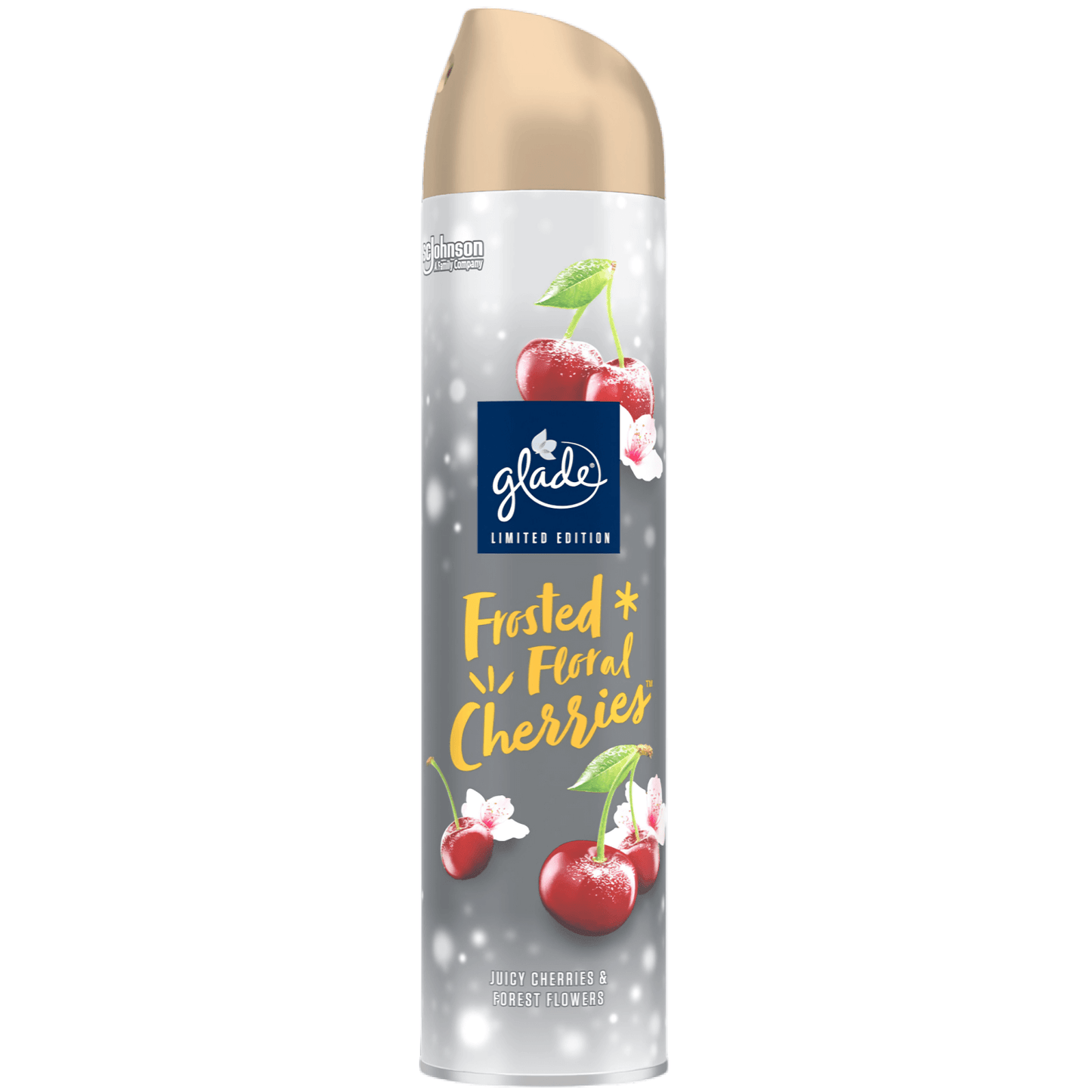 Glade aerosol spray frosted floral cherries fragrance 300ml air freshener