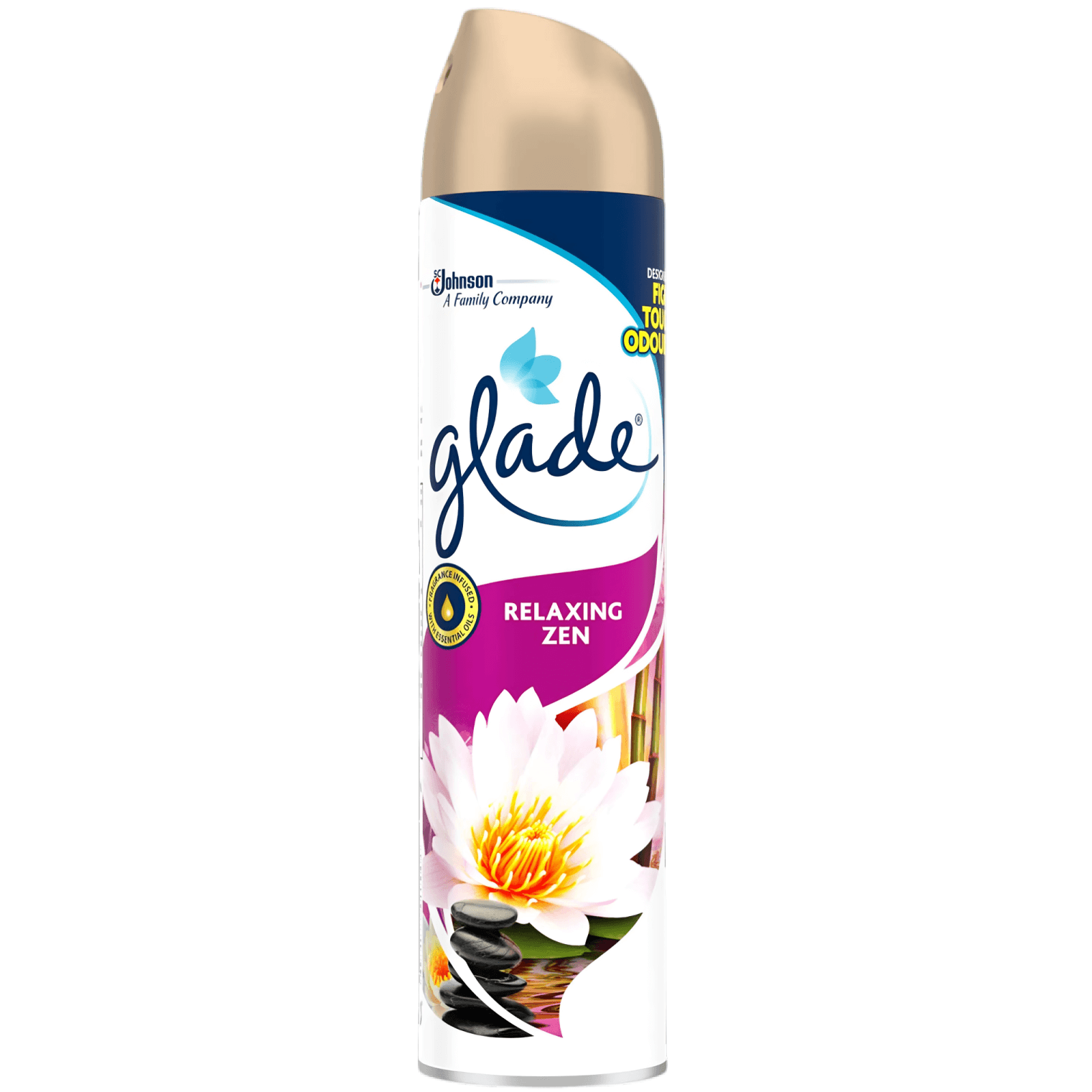 Glade aerosol spray relaxing zen fragrance 300ml for a calming atmosphere