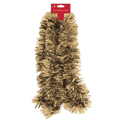 Christmas Chunky Bushy Tinsel 2m