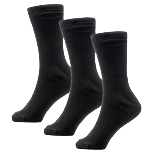 Heatguard ladies black thermal socks three pair pack warm winter socks UK size 4 to 7