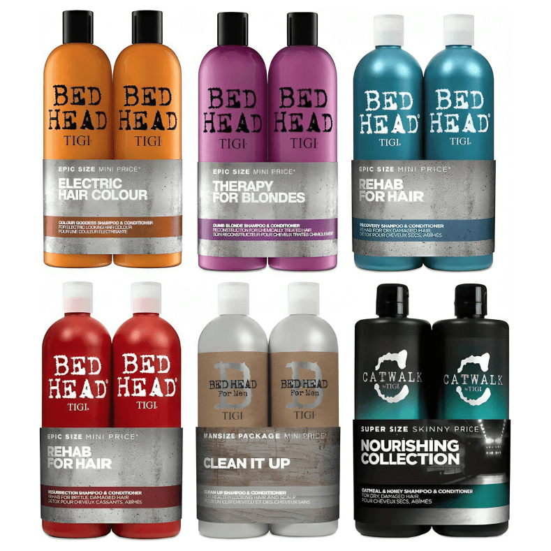 TIGI Bed Head Shampoo & Conditioner Sets, 2 x 750ml (Variant Options)