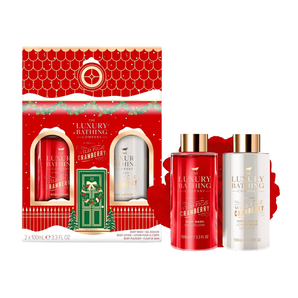 The Luxury Bathing Company, Wild Fig & Cranberry Perfect Pamper, 3 Piece Set