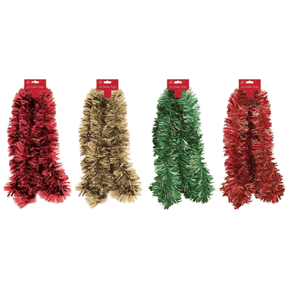 Christmas Chunky Bushy Tinsel 2m