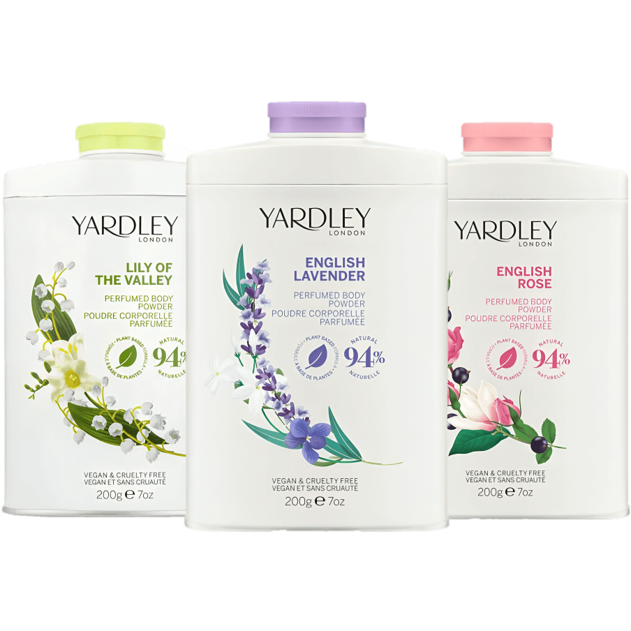 Yardley London Perfumed Body Powder 200g (Scent Options)