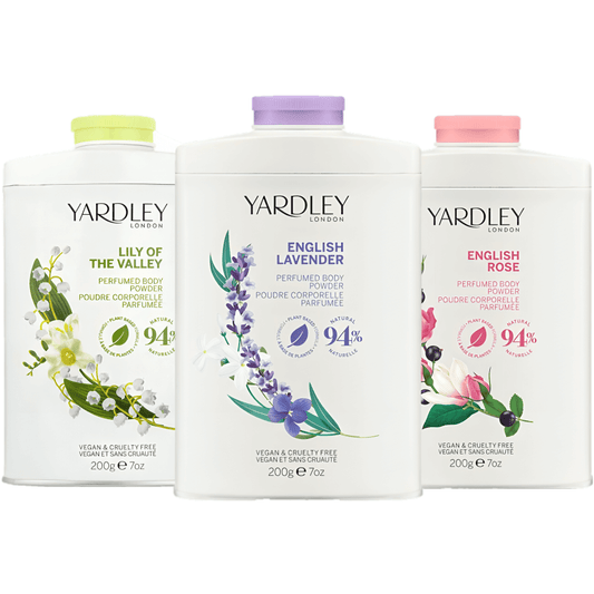 Yardley London Perfumed Body Powder 200g (Scent Options)