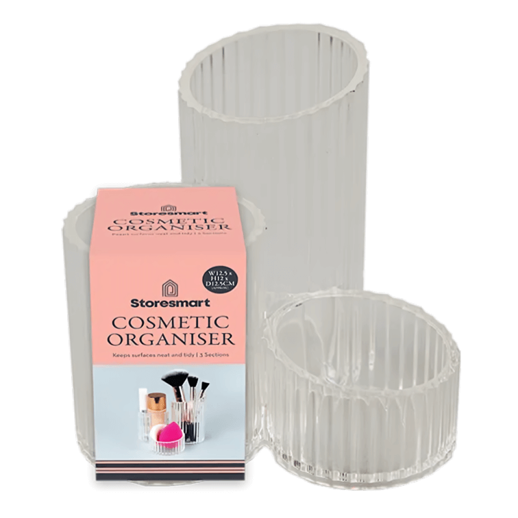 Cosmetic Makeup Organiser, 3 Compartments